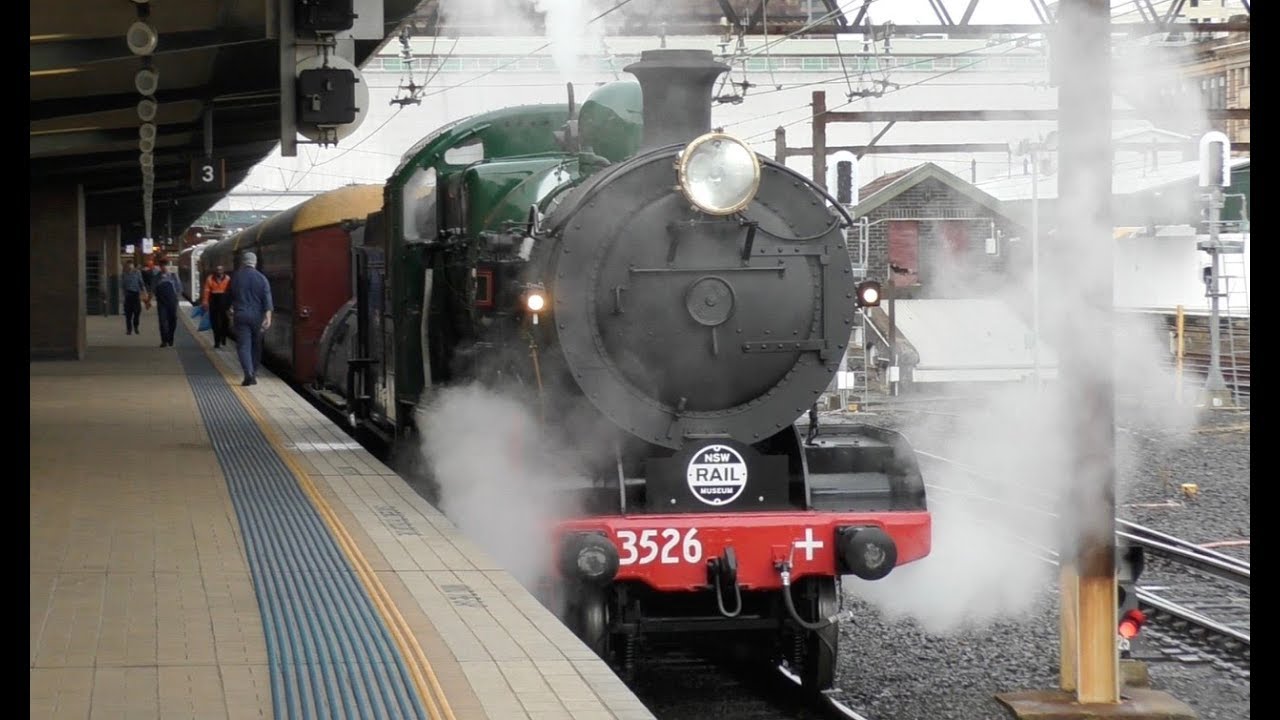 Australia: Central Station Before Sydney's Great Steam Train Race