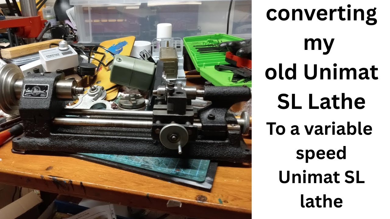 Как переоборудовать токарный станок EMCO Unimat SL в токарный станок Unimat SL с переменной скоро...