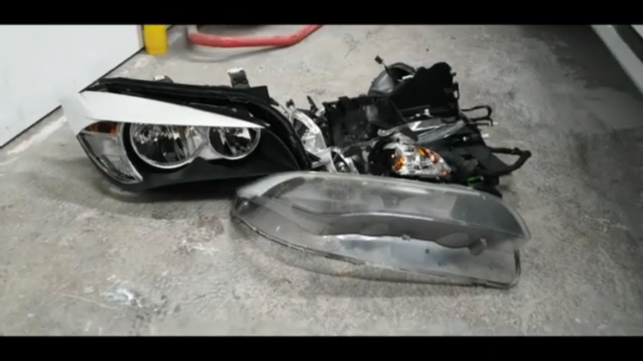 bmw x1 headlight repair lens replacement