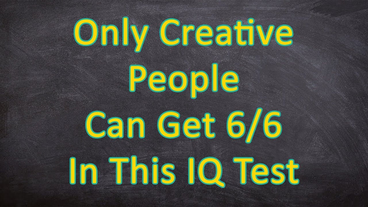 Only Creative People Can Get 6/6 In This IQ Test |MindSolved