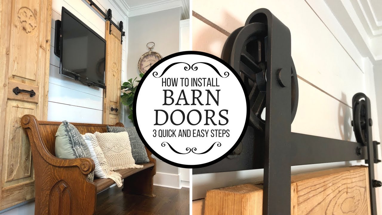 DIY BARN DOOR | FIXER UPPER STYLE