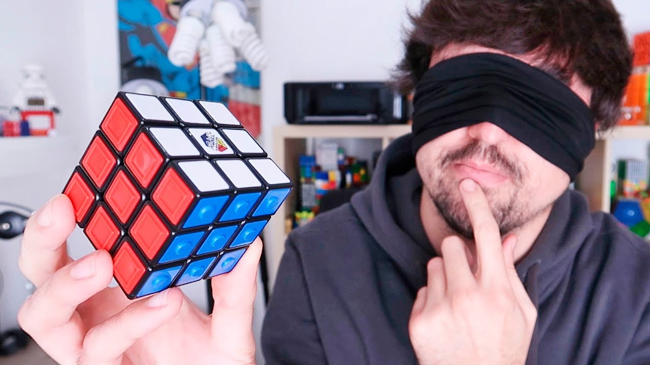 RESUELVO EL CUBO DE RUBIK A CIEGAS | ¿En cuánto tiempo?