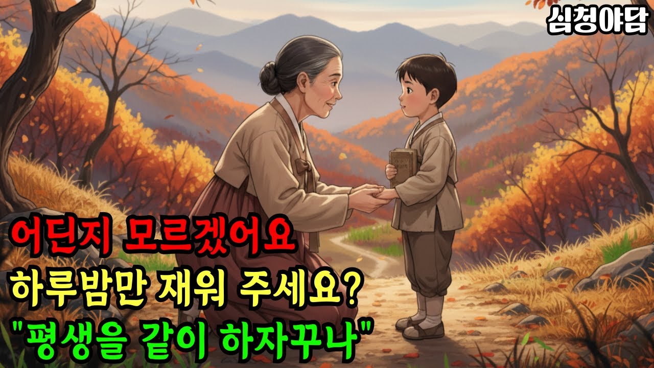 하루밤 재워준 할머니에게 입양된 천재 손자 | 야담 민담 전설 설화 옛날이야기 오디오북 사연