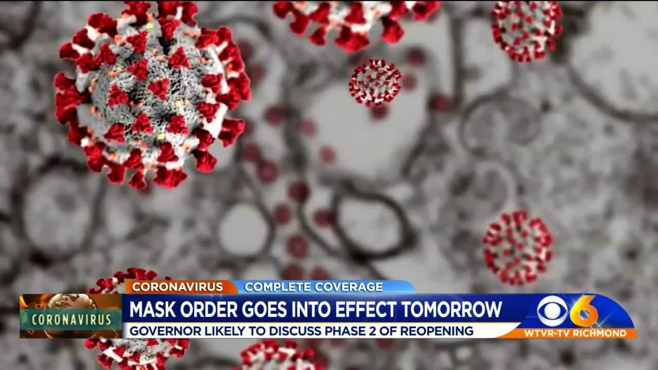 Governor Northam to address masks and Phase Two in Virginia