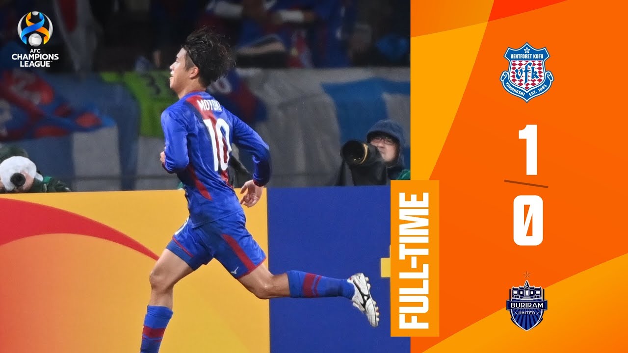 #ACL - Full Match - Group H | Ventforet Kofu (JPN) vs Buriram United (THA)