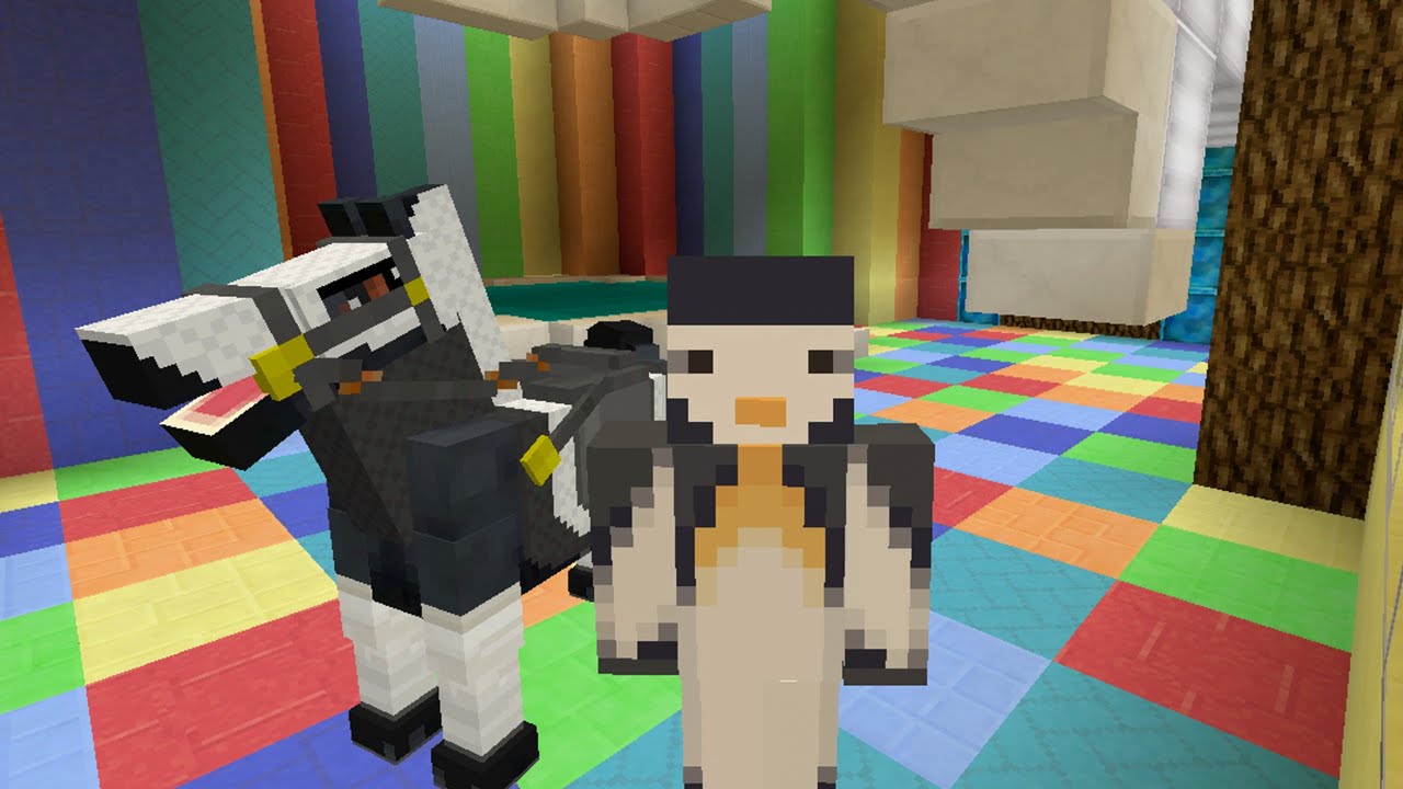 Minecraft Xbox: Rainbow Horse Race