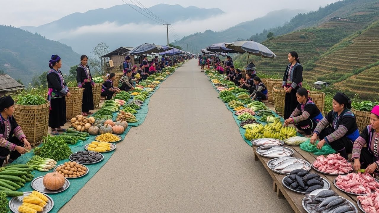 Vietnam’s Most Colorful Mountain Market | Northwest Vietnam