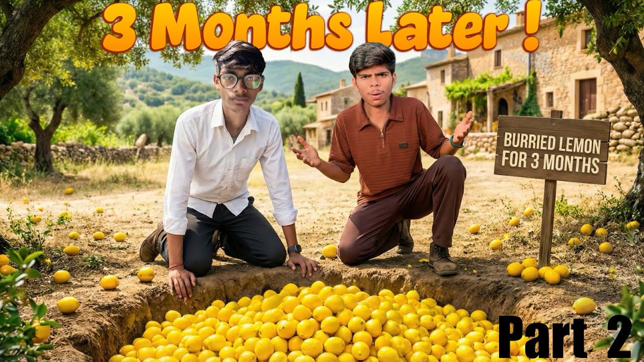 Lemons After 3 Months Underground… Shocking Result😱