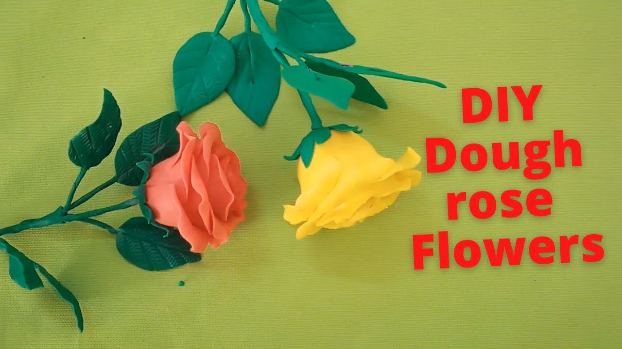 How to make Italian dough flowers || diy