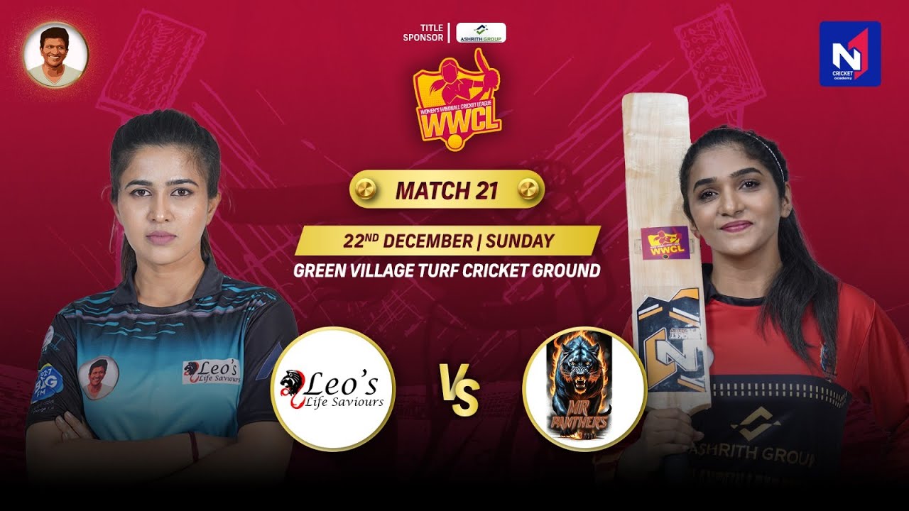 N1 CRICKET ACADEMY PRESENTS ||  WWCL 2024 || MR PANTHERS  vS LIO LIFE SAVIOURS ||