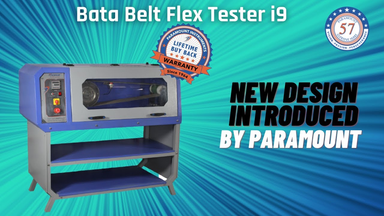 Paramount Bata Belt Flex Tester i9 | Footwear Testing Instruments
