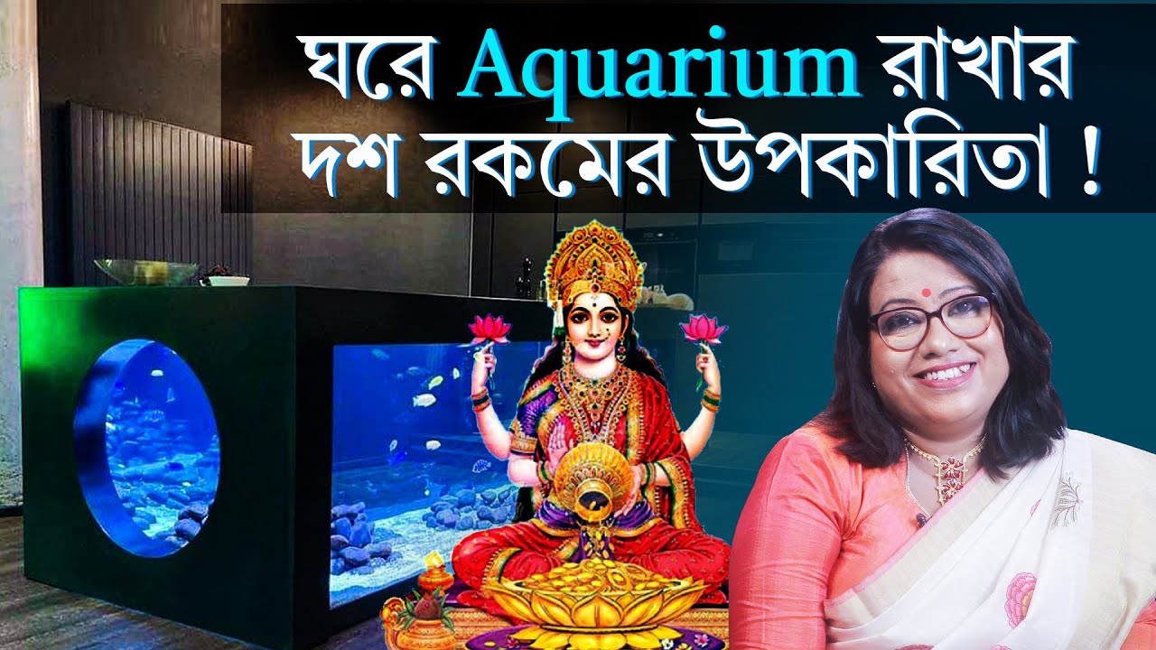 ঘরে Aquarium রাখার ১০ রকমের উপকারিতা।DR BALAKA BANERJEE