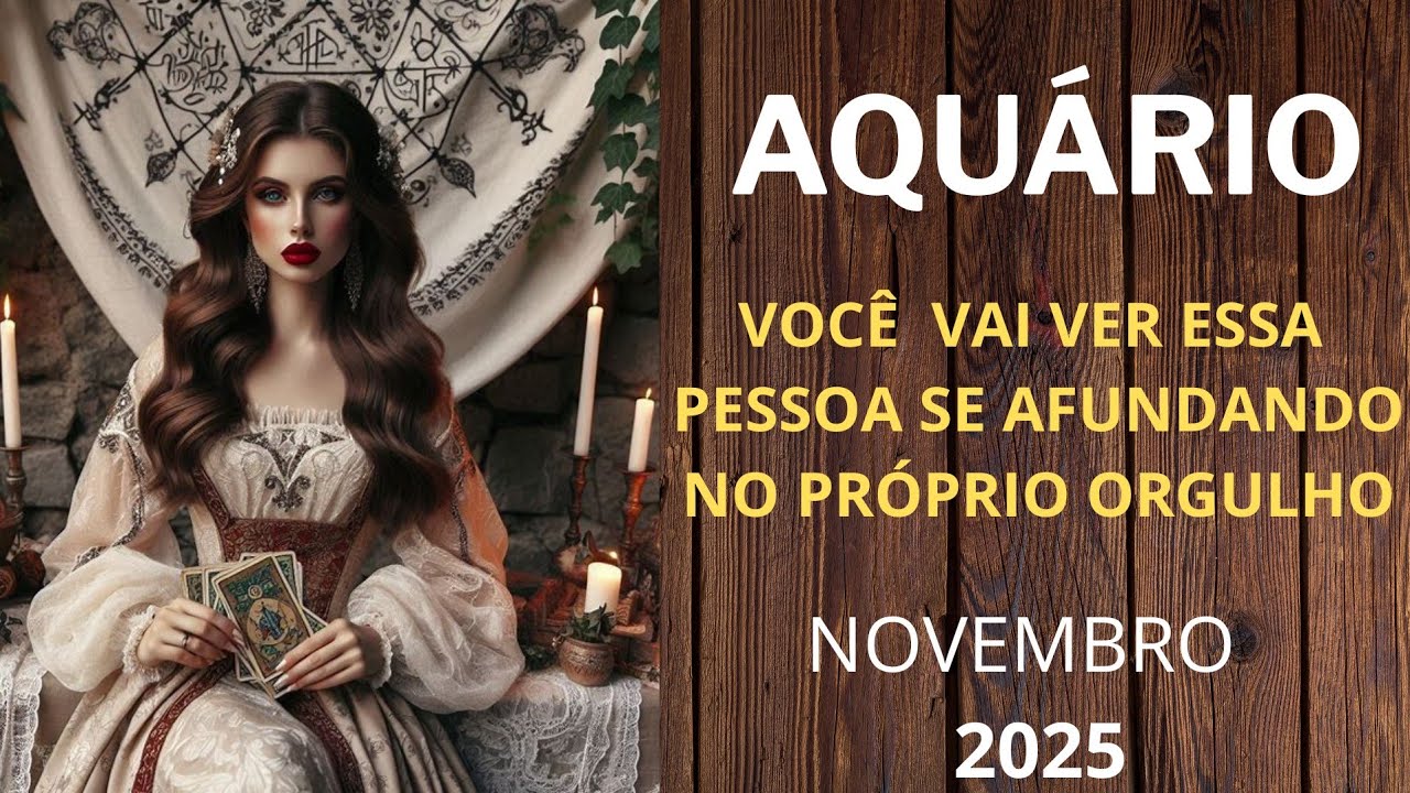 ♒️😮AQUÁRIO VOCÊ VAI VER ESSA PESSOA SE AFUNDANDO NO PRÓPRIO ORGULHO