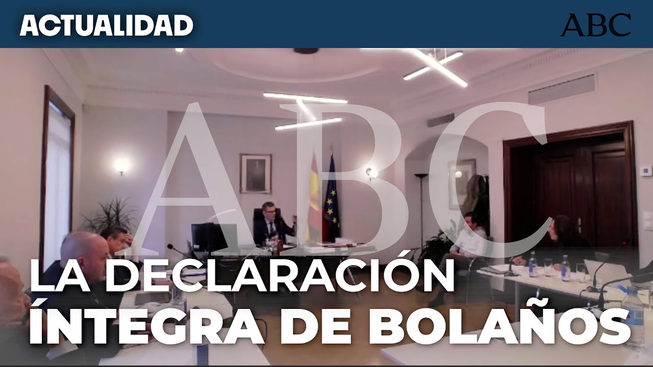 La declaración de BOLAÑOS ante el JUEZ PEINADO: «No sé a qué responde que esboce usted una sonrisa»