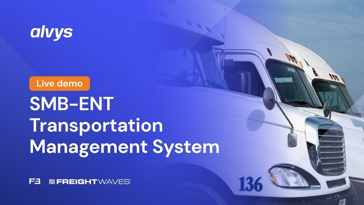 Alvys Demo - A TMS for Small to Midsize Trucking Companies - FreightWaves Future of Freight F3