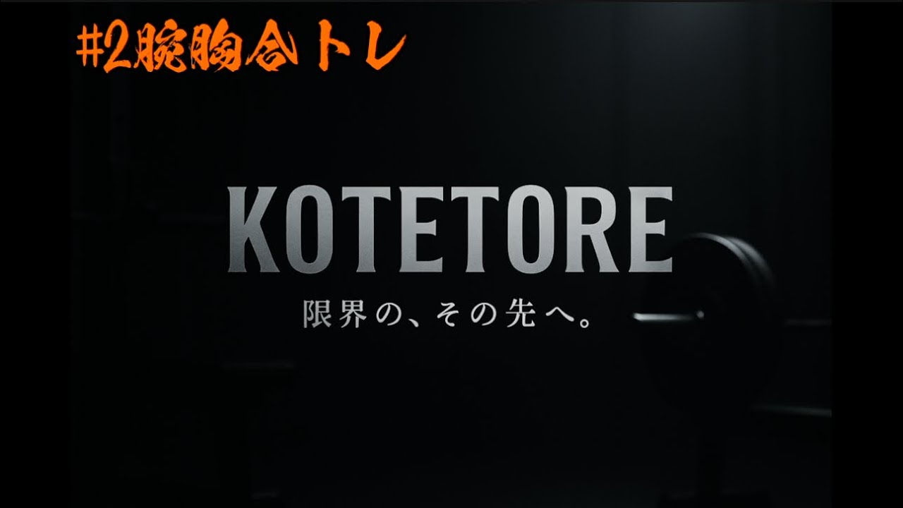 【無名】俺の腕胸トレメニュー【KOTETORE】