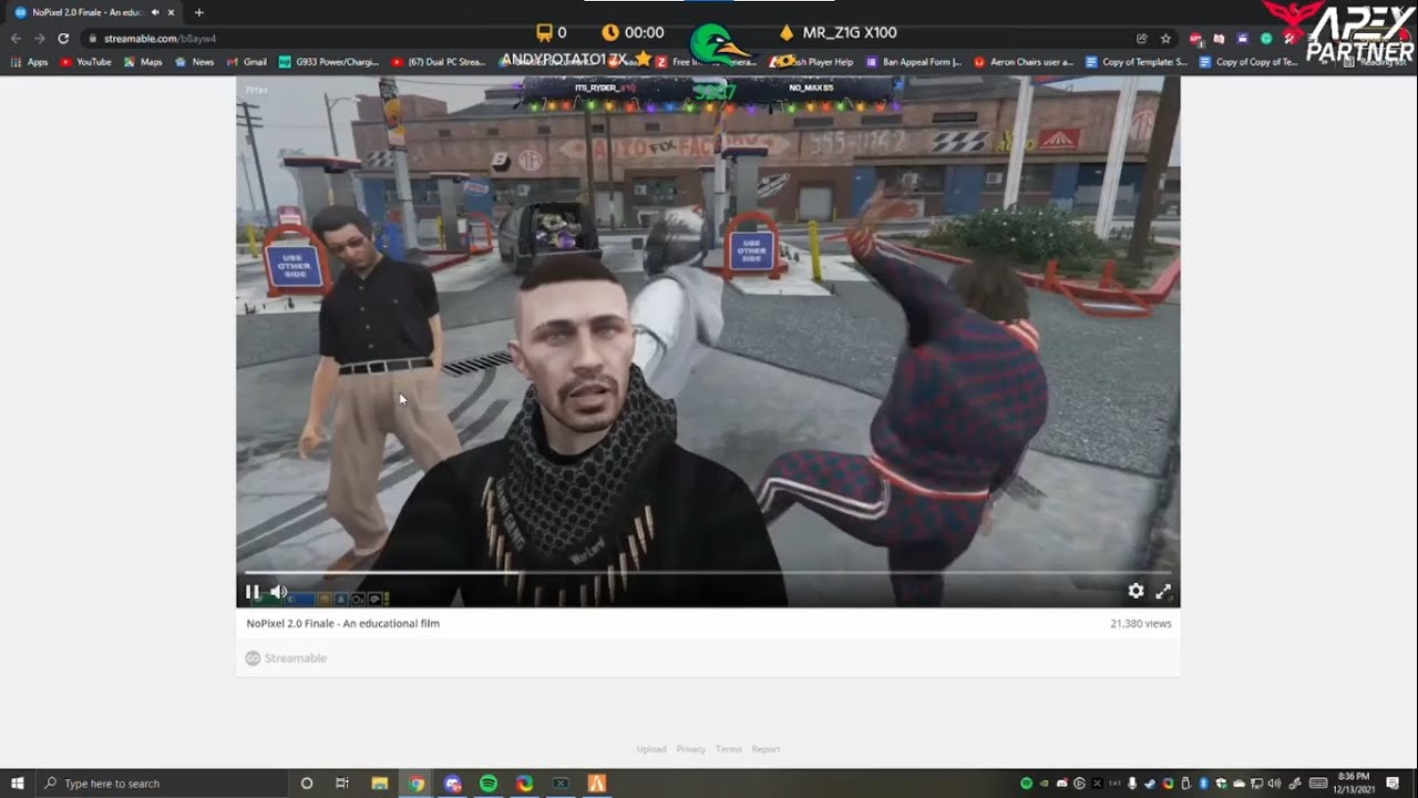Sam Baas Reacts to Chang gang vs East Side Ballas War Nopixel 2.0 Finale