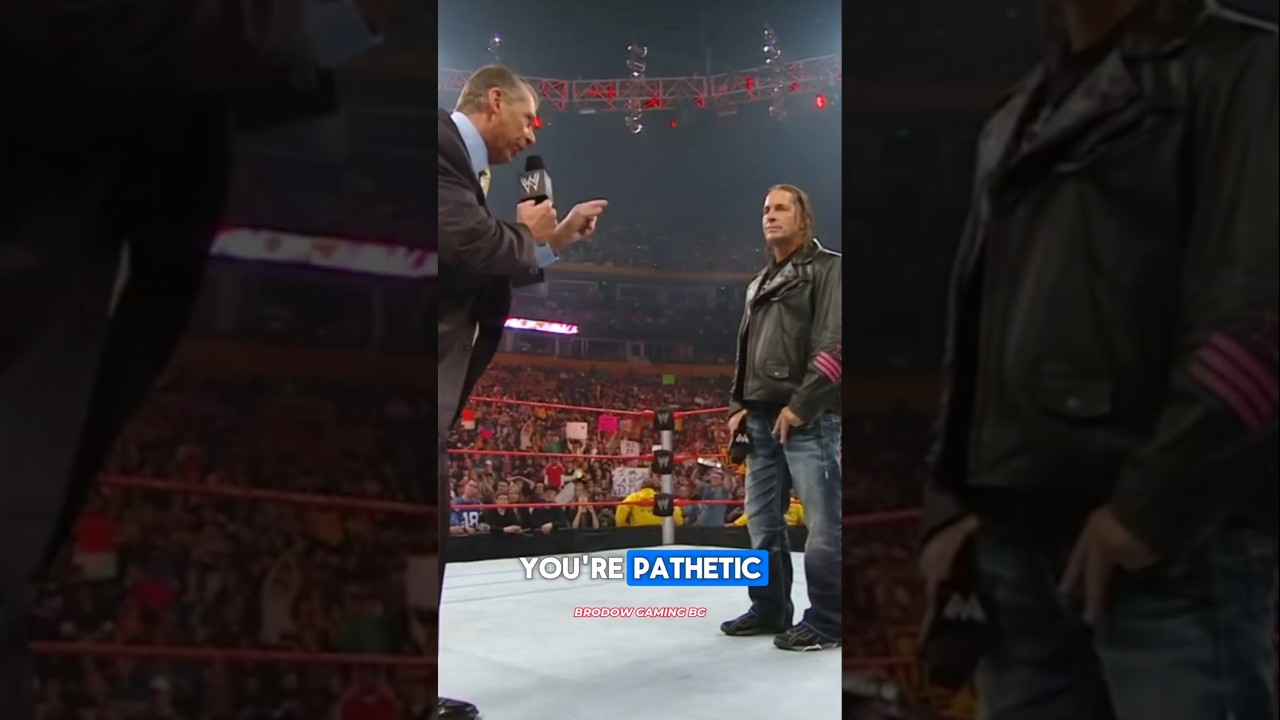 Vince McMahon & Bret Hart Segment #wwe #vincemcmahon #brethart #attitudeera #wrestlemania #mcmahon