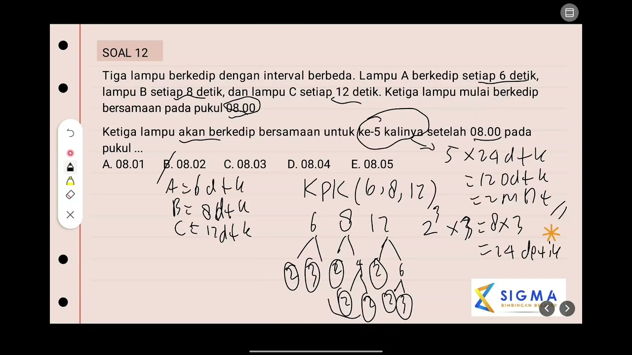 Pembahasan TO UTBK Penalaran Matematika SIG 20 part 2