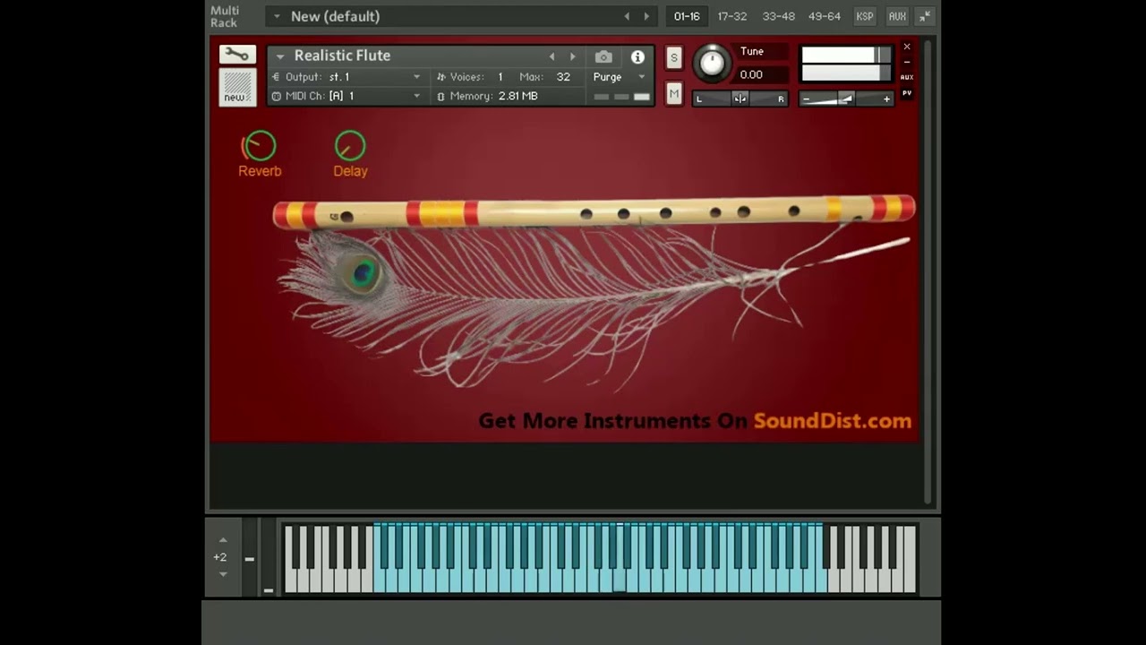 Realistic Flute Instrument For Kontakt - Free Download