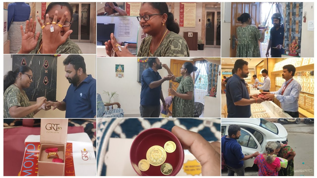 GRT !!! Chit scheme Closed|Gold shopping vlog|Gold gift 🎁for my Husband's birthday