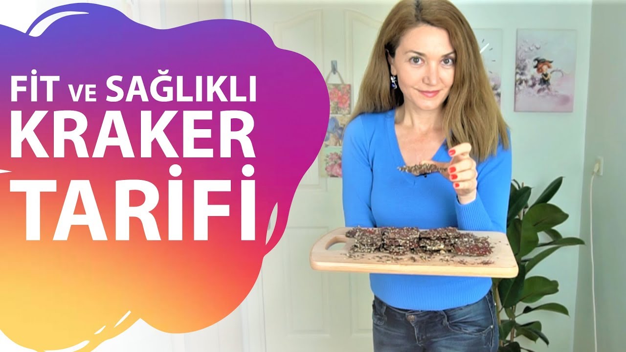 Fit ve Sağlıklı Kraker - Keten Tohumlu Susamlı Kraker | Rana Çetin