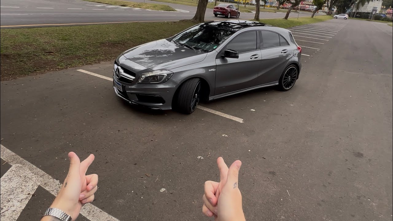Primeira volta na A45 AMG!!! (E tentando avaliar)