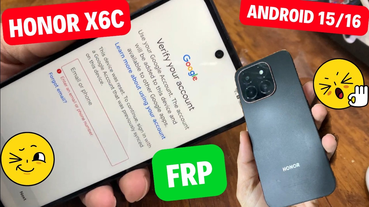 Honor X6C FRP Bypass Any Security 2026 / All Honor Devices FRP Bypass 2026 Android 15/16