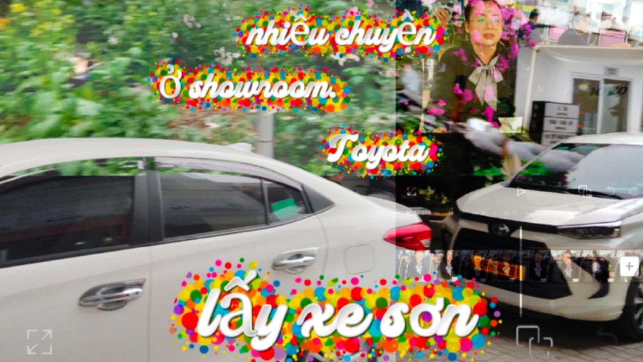 Vợ chồng Việt Đức:)#291# sơn xe lại trong tháng giêng/ hành trình đi đến Toyota