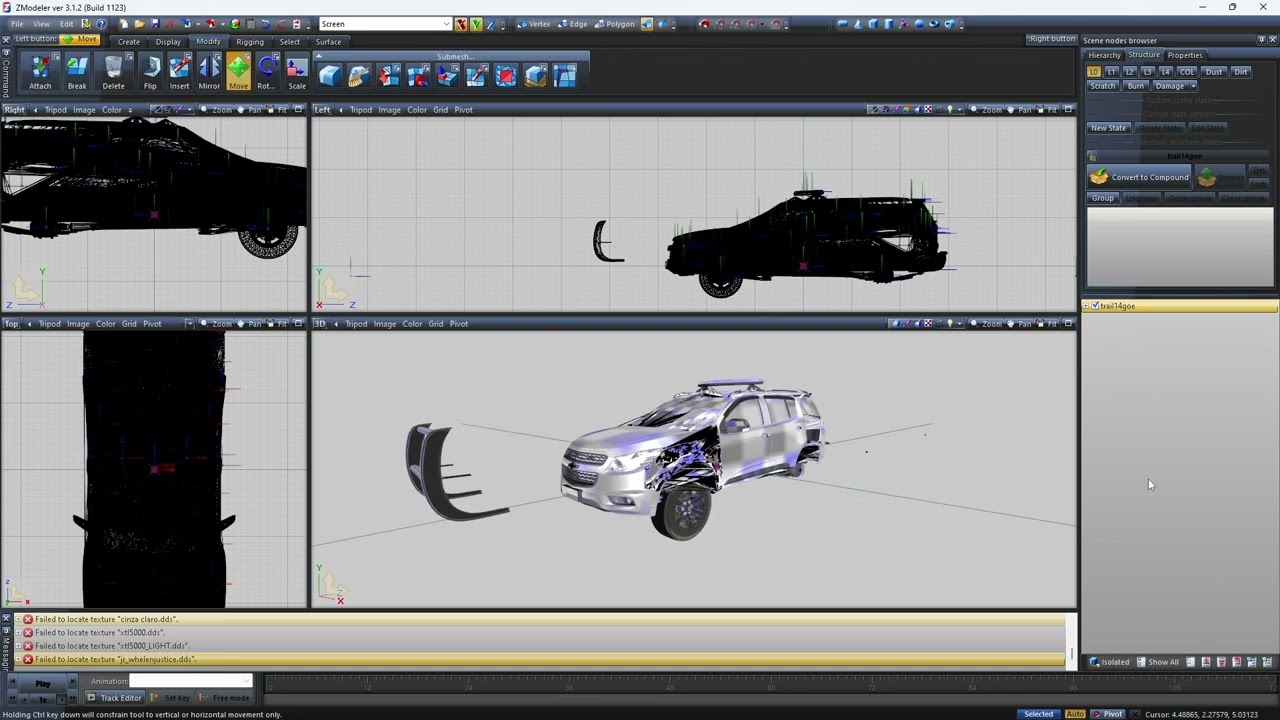 PRIMEIRO PASSOS ZMODELER3 (EDITAR MODELOS .YFT GTA V)}#gta #comojogarfivem #fivem  #servidorfivem