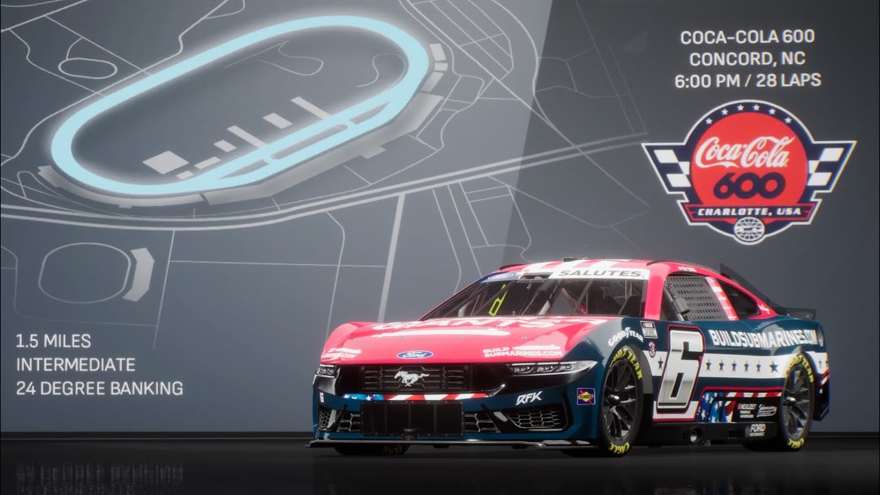 NASCAR 25 | Charlotte Motor Speedway | 30 Laps | PS5 No Commentary Gameplay