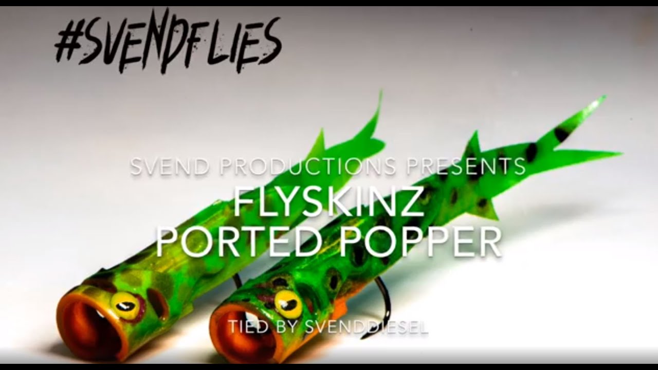 Fly Skinz Ported Popper Pattern Tutorial