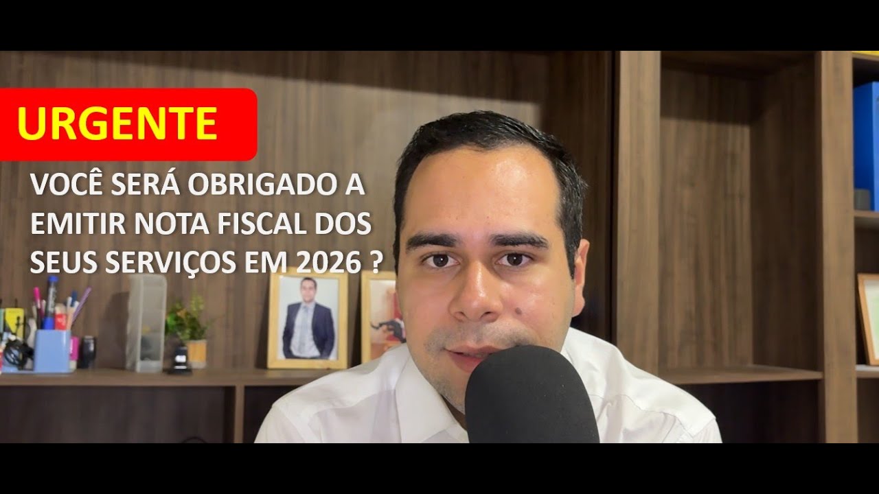 AUTONOMOS SERÃO OBRIGADOS A EMITIR NOTA FISCAL EM 2026 - DESCUBRA TODOS OS DETALHES
