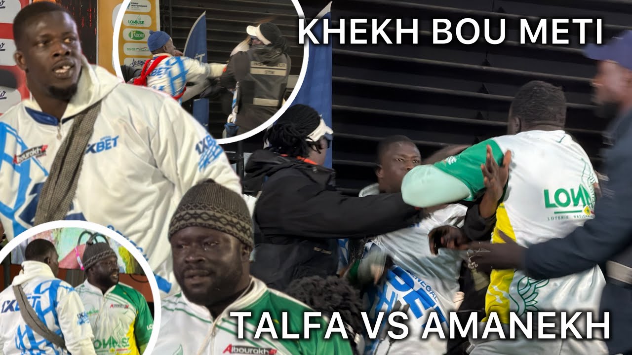 Khekh bou meti entre talfa et amanekh au derni&egrave;re face to face avant le combat