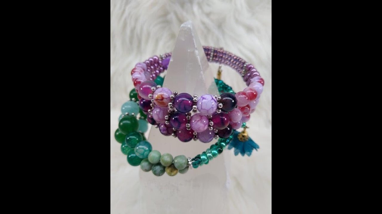 Memory Wire Cuff Style Bracelet Tutorial