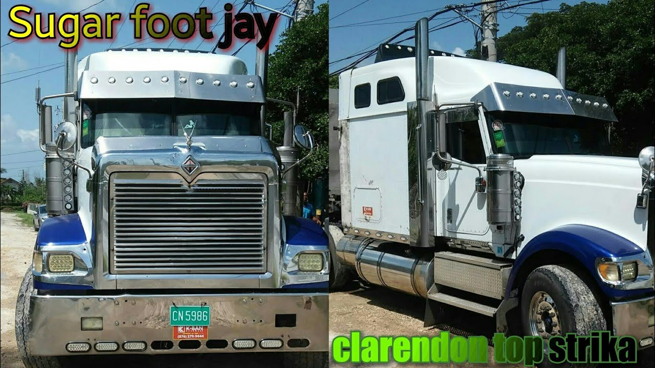 Sugar foot jay international 9900i eagle 18 in action clarendon top strika driver #jamaicantruckers