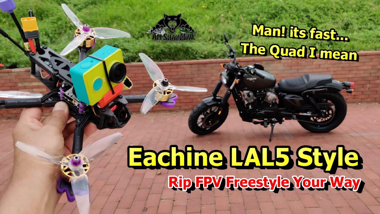 Eachine LAL5 style 5 Inch 6S FPV Racing Drone FPV Free style RC Quadcopter