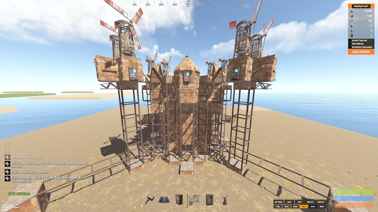 BEST SMALL CLAN BASE 4X4 RUST