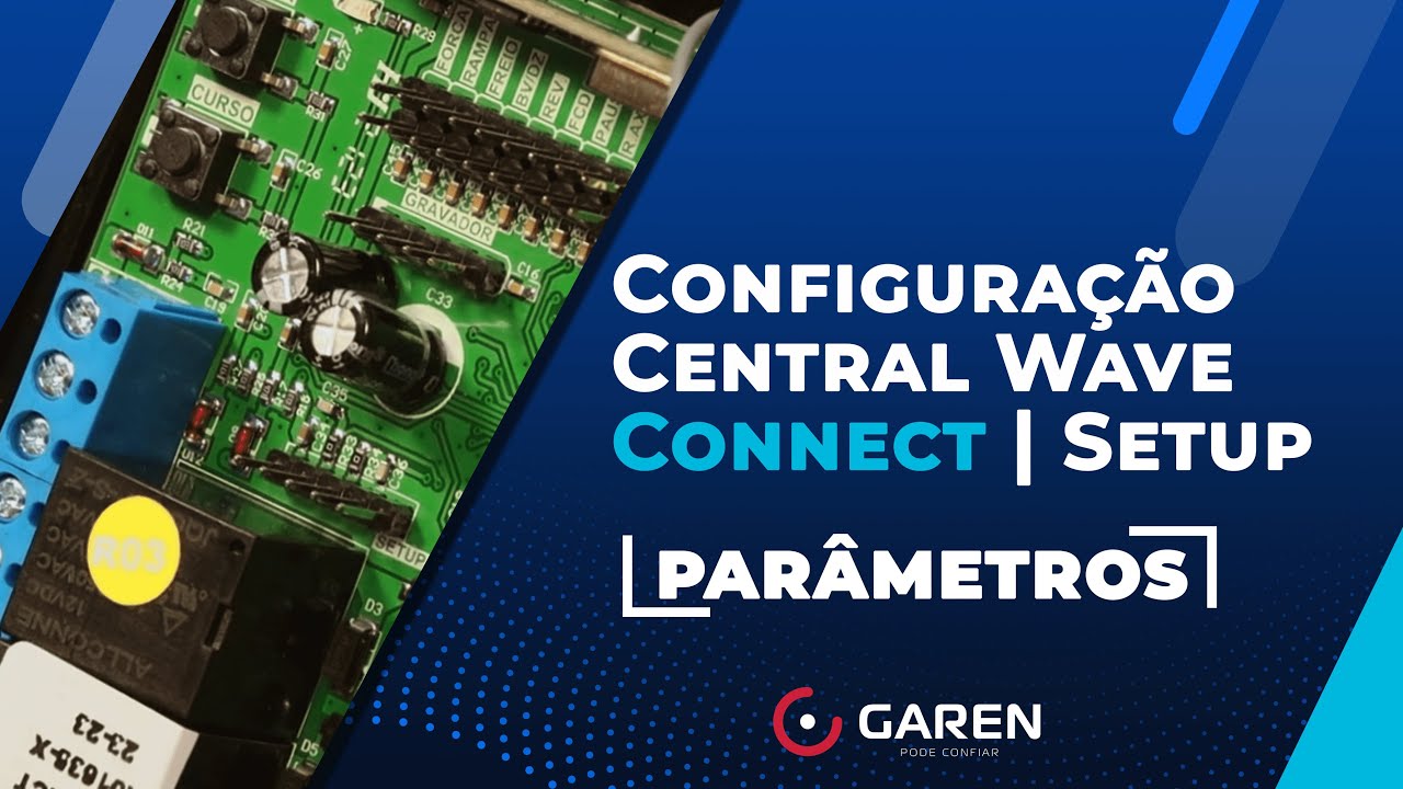 Central Wave Connect via Setup - Configurando parâmetros