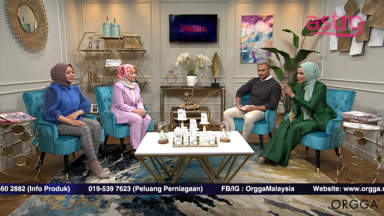 Orgga skincare di Mingguan Wanita at Astro Prima bersama Pn Zaza dan Anim Ezati