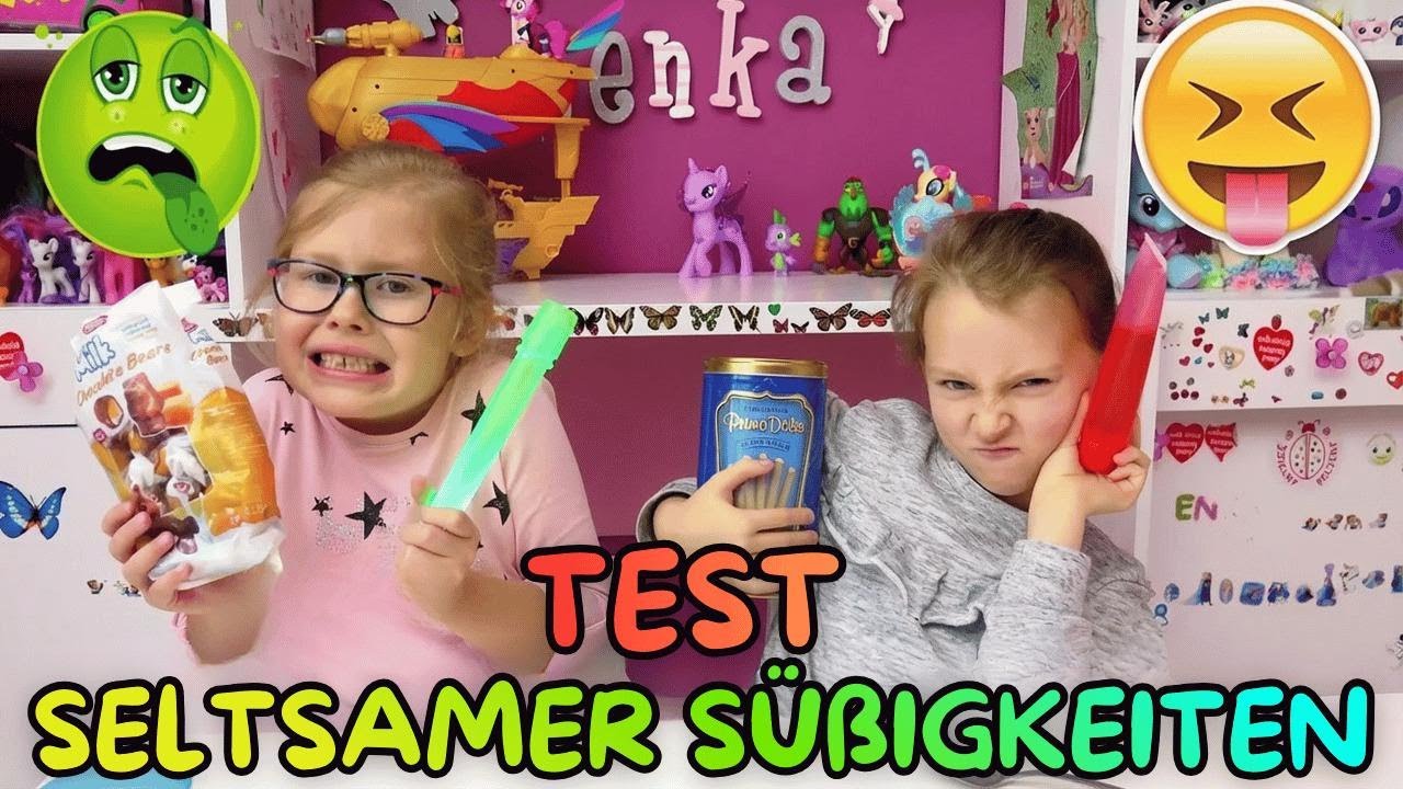 Wir probieren verrückte Süßigkeiten!