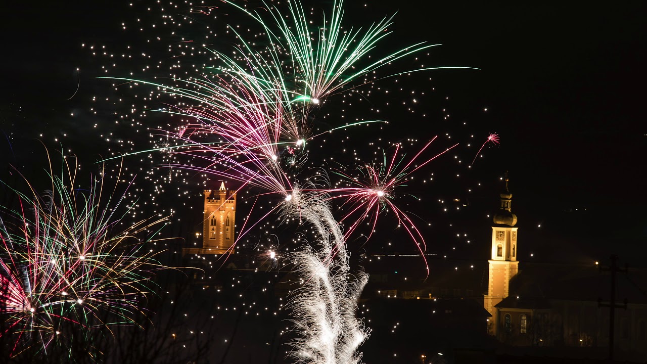 Silvesterfeuerwerk Furth im Wald 2017/2018