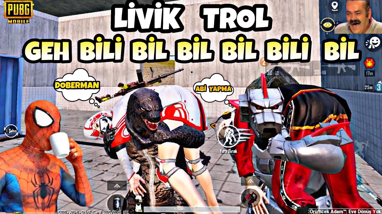 LİVİK S&Uuml;PER TROL - DOBERMAN - PUBG MOBİLE KOMİK MONTAJ