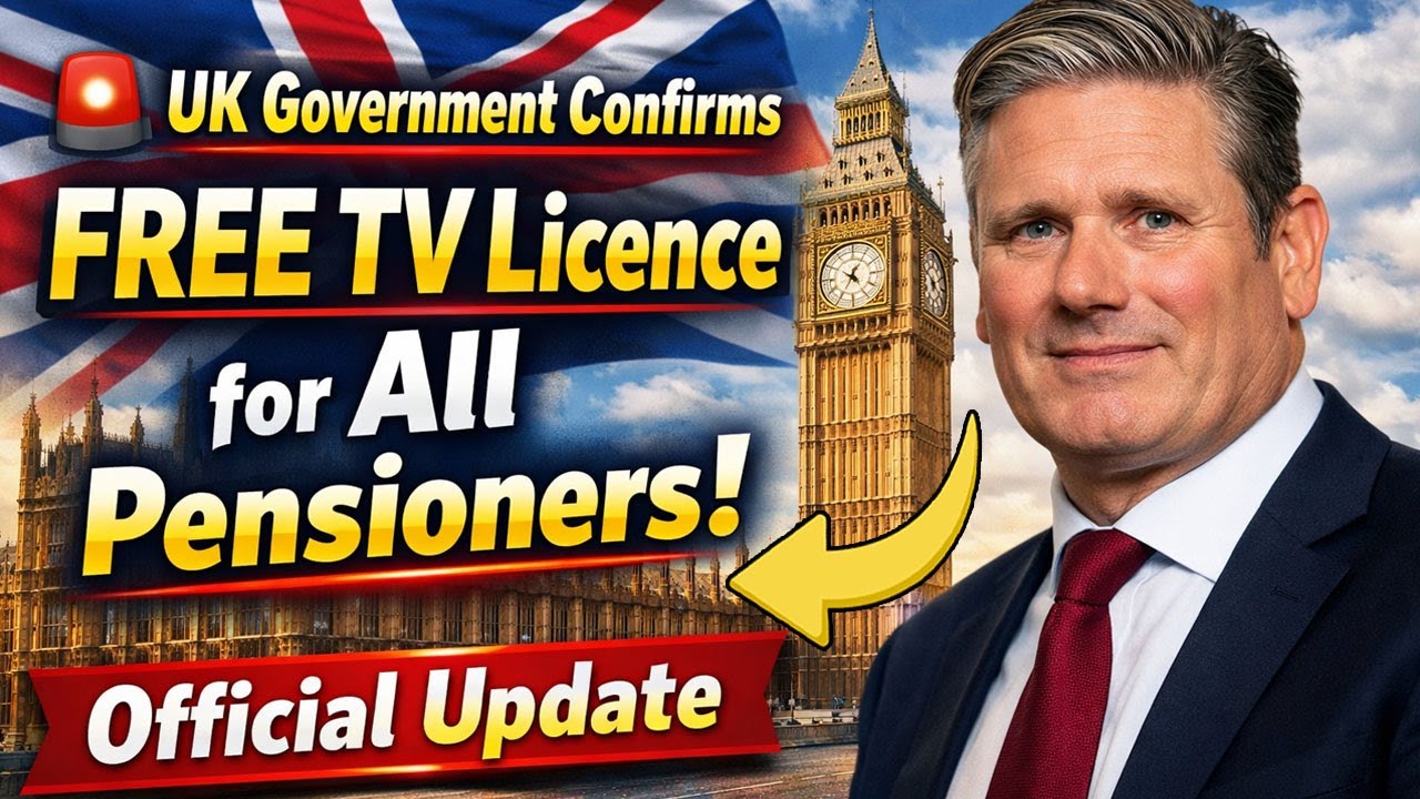CONFIRMED 🚨 UK Government Approves FREE TV Licence for Pensioners