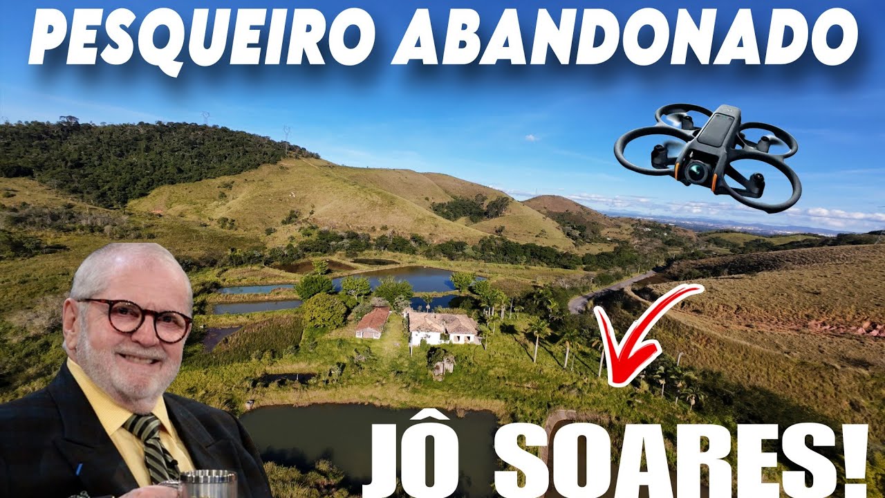Pesqueiro que pertenceu a JÔ SOARES está ABANDONADO no VALE!