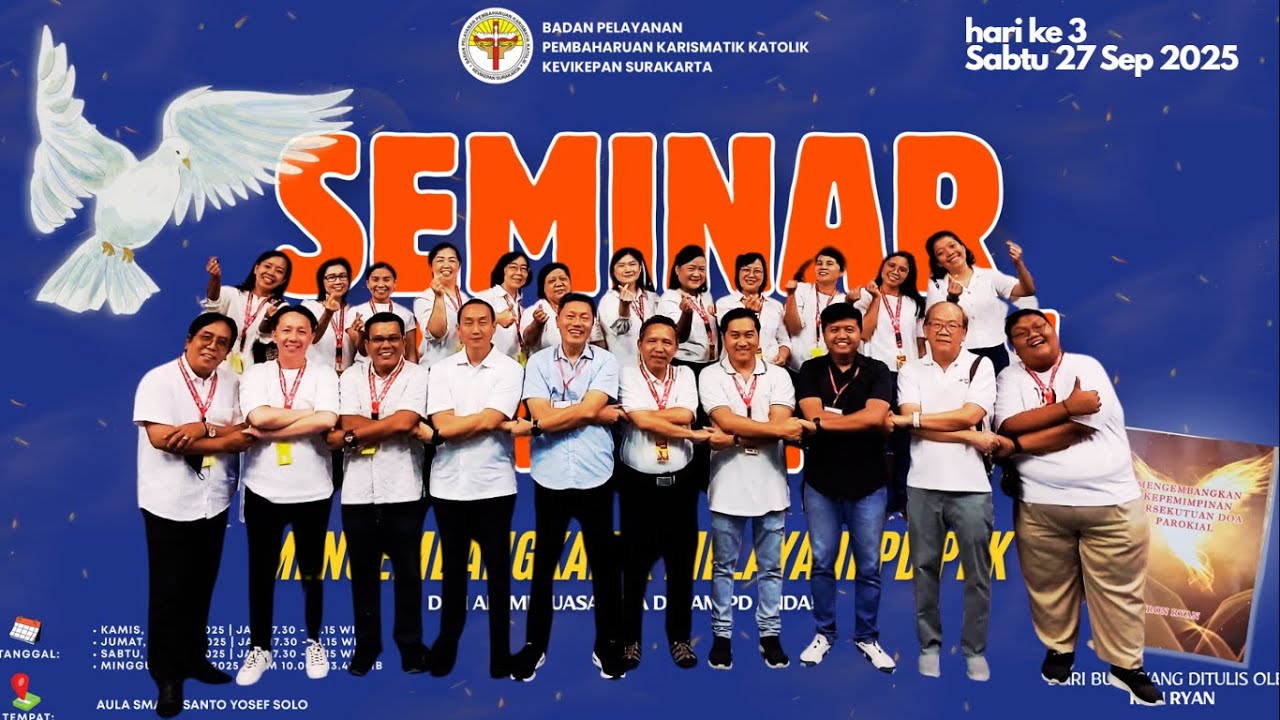 Rekap Hari 3 - Rangkaian Acara Seminar 𝐑𝐎𝐍 𝐑𝐘𝐀𝐍 sabtu  27 September 2025 🌈☀️