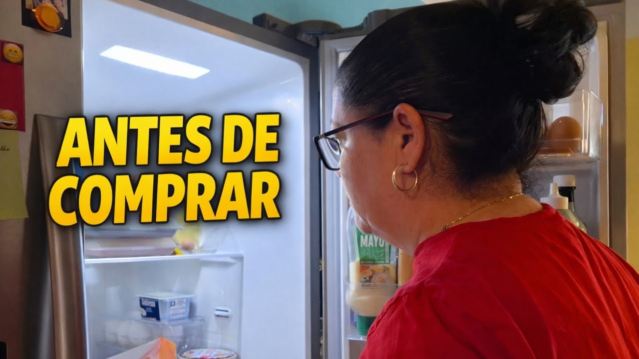 Antes de hacer la compra semanal tuve que hacer esto...