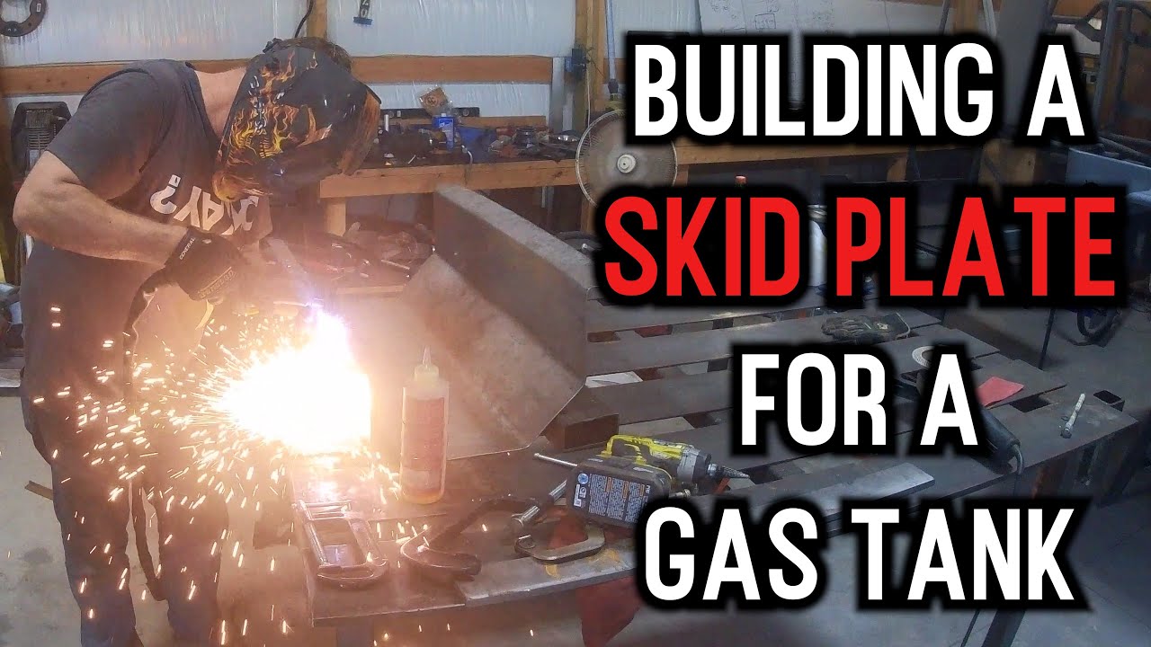TODAY WE BUILD A CUSTOM SKID PLATE FOR OUR GAS TANK: Easy beginner project for any off road project