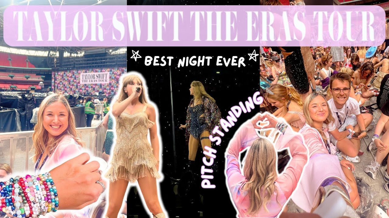 I WENT TO THE ERAS TOUR! * FRONT ROW 😱 | Wembley June 24 | (VIP pitch standing) *best night ever!*