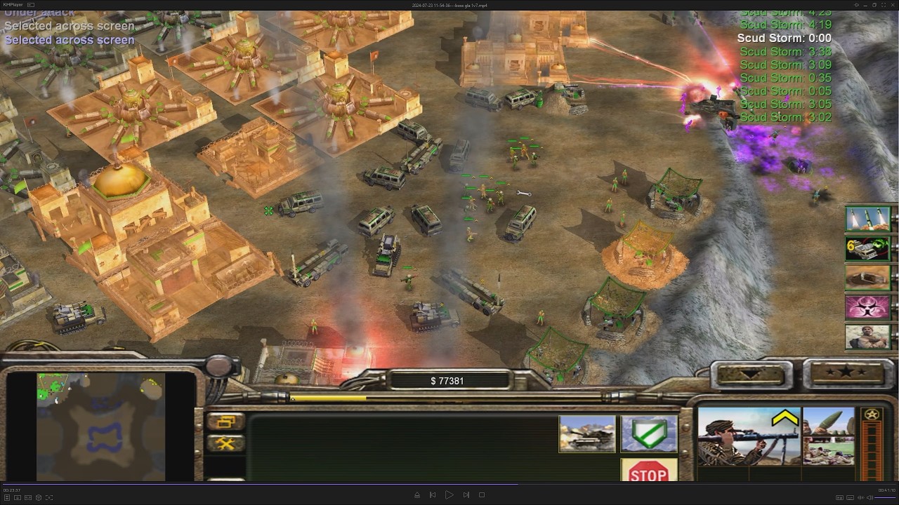 GLA BOSS - Command & Conquer Generals Zero Hour - 1 vs 7 HARD Gameplay